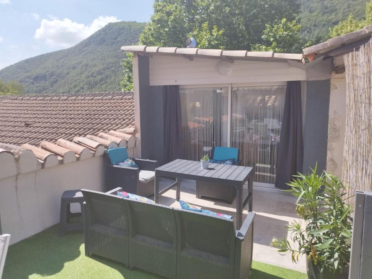 Charmant Appart Cosy Climatise Avec Terrasse Besseges Eksteriør billede
